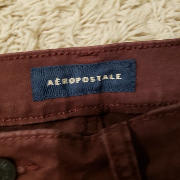 Aeropostale Maroon Pants 30/32 - Picture 2 of 3